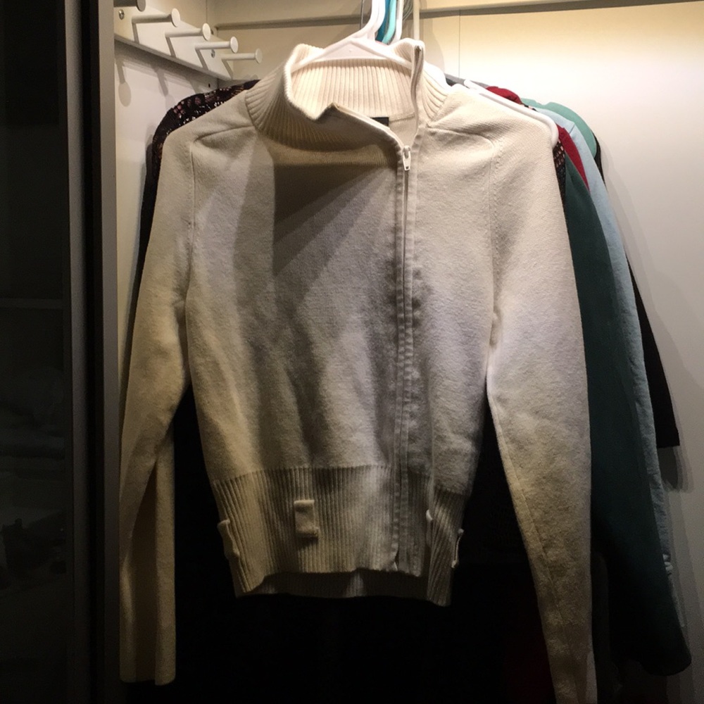 White Side Zipper Jacket